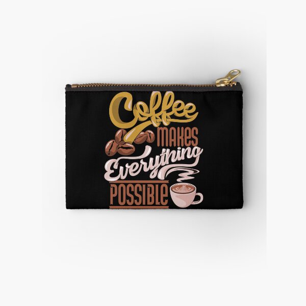 Item preview, Coffee Makes Everything Possible Typography designed and sold by Dewirumbaina.