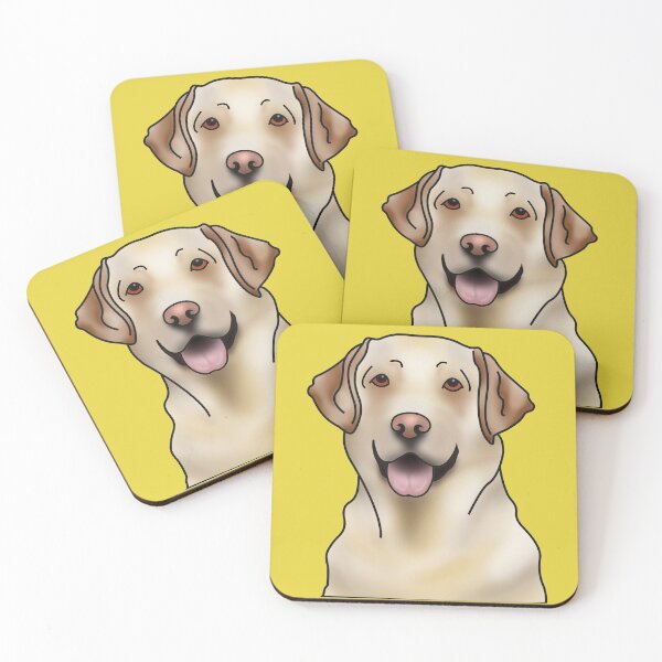 Item preview, Labrador Retriever Dog Portrait - Yellow designed and sold by JadeMadeThis.