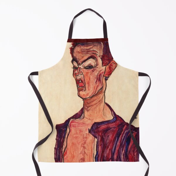 Item preview, Egon Schiele - Self Portrait, Grimacing (1910) designed and sold by artcenter.