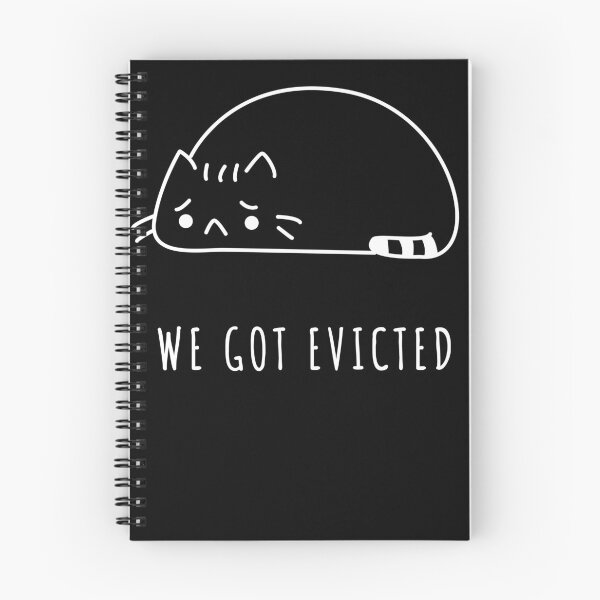 Item preview, We Got Evicted SadCat designed and sold by VibeCraze Designs.