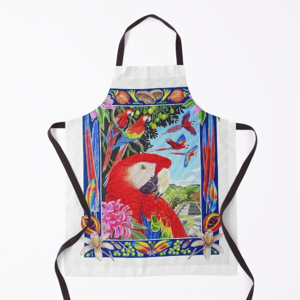 Item preview, Scarlet Macaws of Copan, Julia Page designed and sold by Macaw Recovery Network.