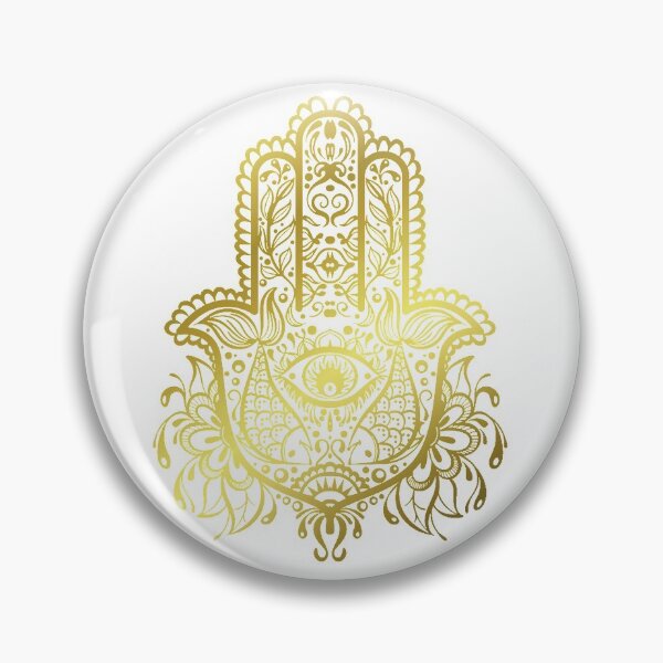Item preview, Royal Golden Hamsa Hand designed and sold by maryedenoa.