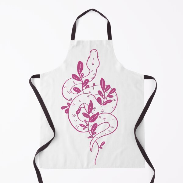 Item preview, Pink Snake - Digital illustration designed and sold by Ellen Wilberg.