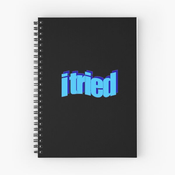 Item preview, Funny Meme I Tried Quote Simple Blue designed and sold by mytinydesigns2.