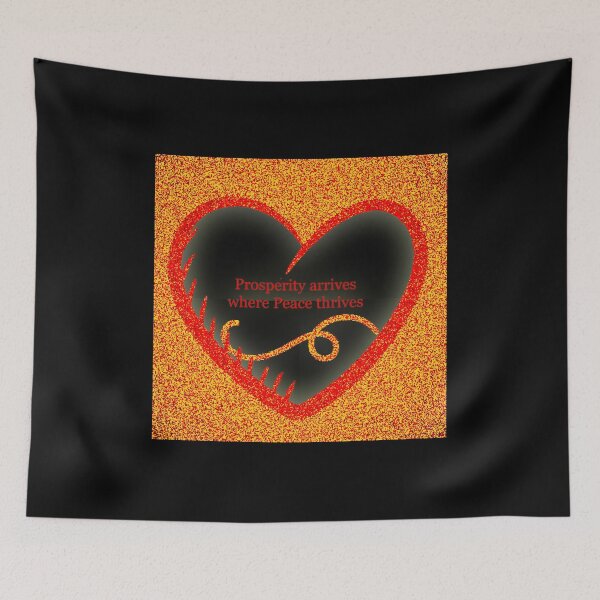 Item preview, Prosperity arrives where peace thrives designed and sold by OSG369.