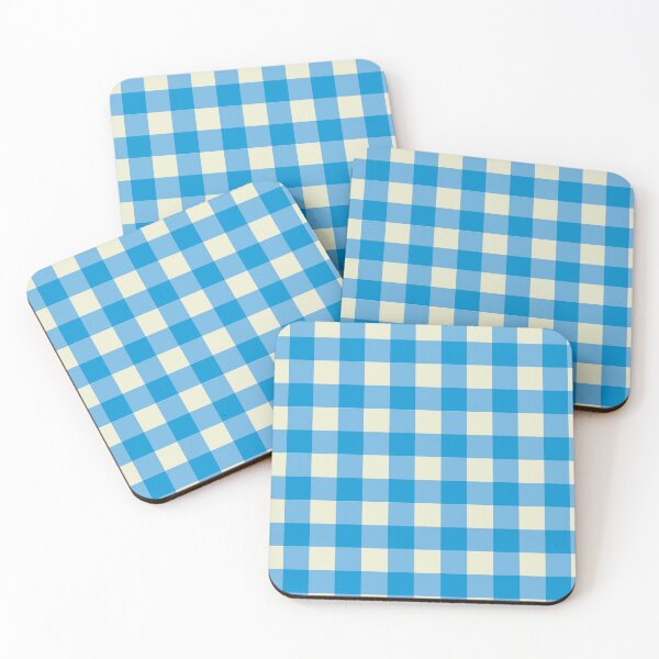 Item preview, blue plaid checkered designed and sold by ZiphGames.