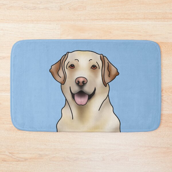 Item preview, Labrador Retriever Dog Portrait - Blue designed and sold by JadeMadeThis.