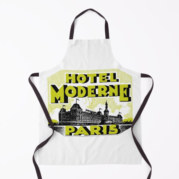 Item preview, HOTEL MODERNE, PARIS designed and sold by ThrowbackAds.
