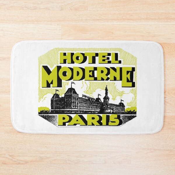 Item preview, HOTEL MODERNE, PARIS designed and sold by ThrowbackAds.