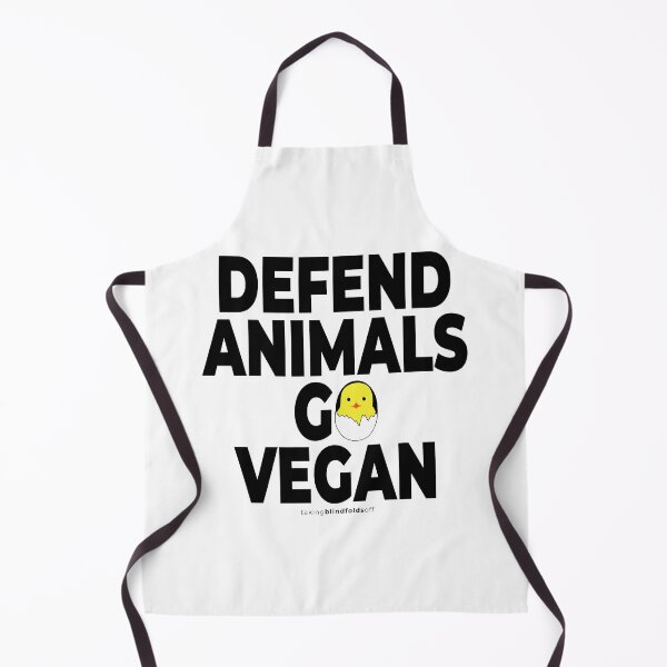 Item preview, defend animals go vegan - vegan activist graphics (119 v2) designed and sold by blindfoldsoff.