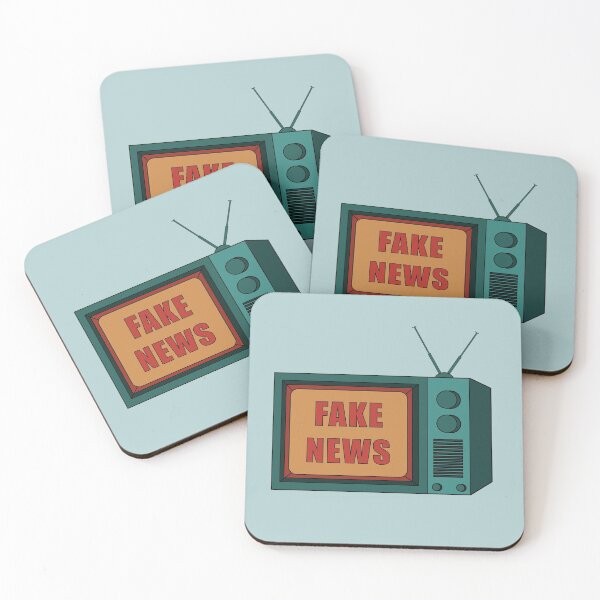 Item preview, Fake News TV designed and sold by WeirdGhostShop.