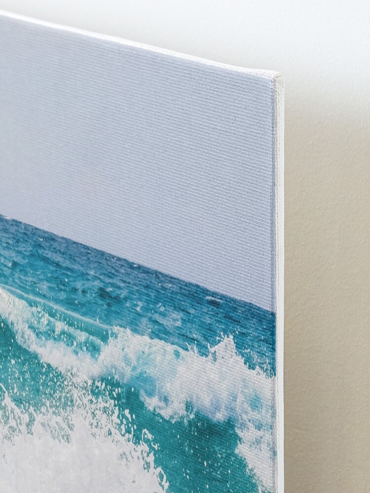 Alternate view of White waves Mounted Print