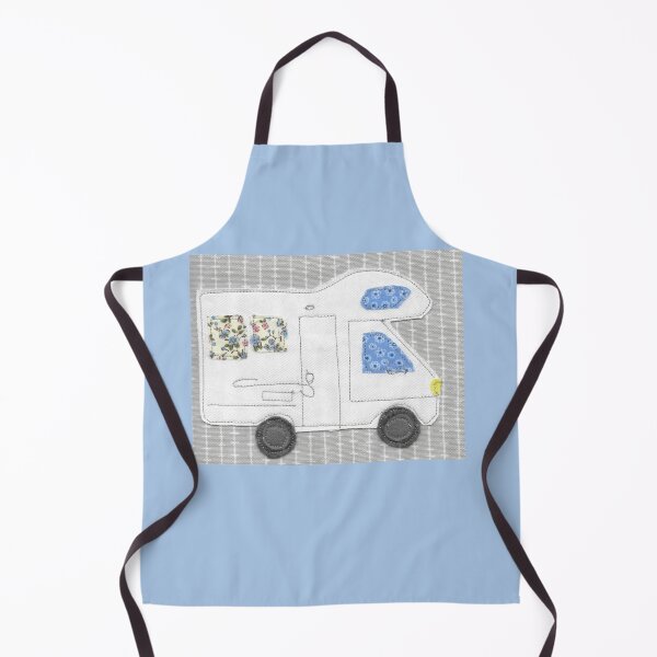 Item preview, #Embroidered White MotorHome/RV designed and sold by Leatextileart.