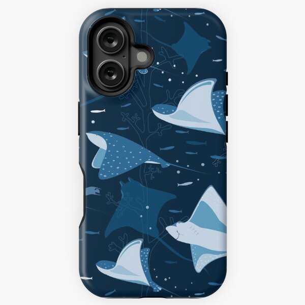 Vista previa del artículo con la obra «Rayas voladoras azules», diseñado y vendido por Avisnanna.
