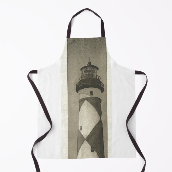 Item preview, Cape Lookout lighthouse on the Outer Banks, North Carolina. Watercolor painting designed and sold by rfoxphoto.