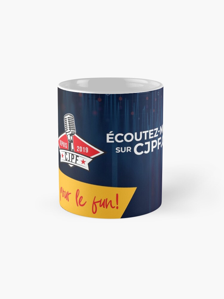 Mug ''Logo officiel de la radio CJPF' : autre vue