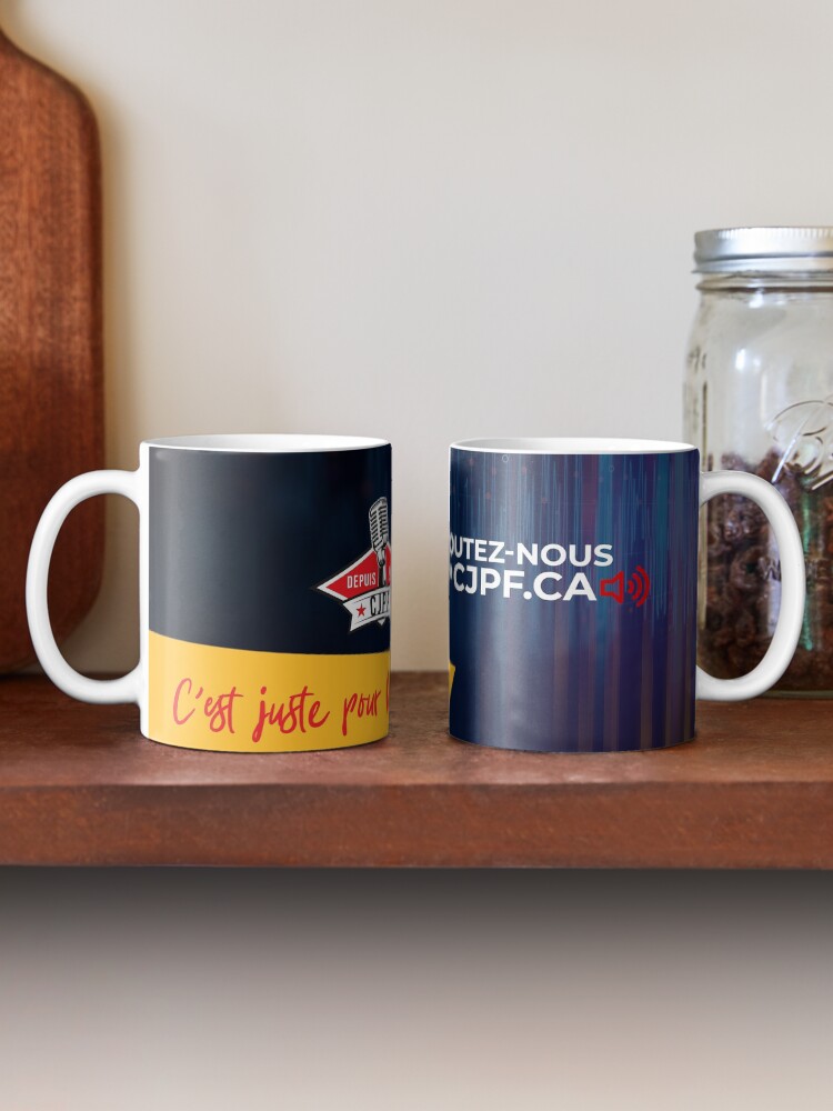 Mug ''Logo officiel de la radio CJPF' : autre vue