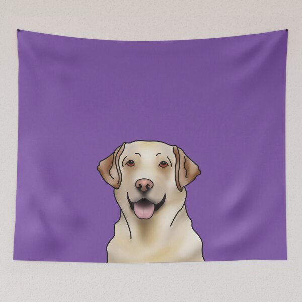 Item preview, Labrador Retriever Dog Portrait - Purple designed and sold by JadeMadeThis.