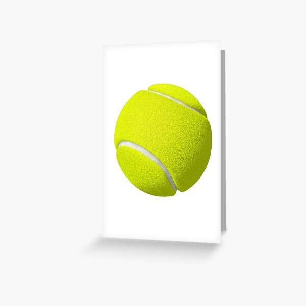 Balle de tennis Carte de vœux