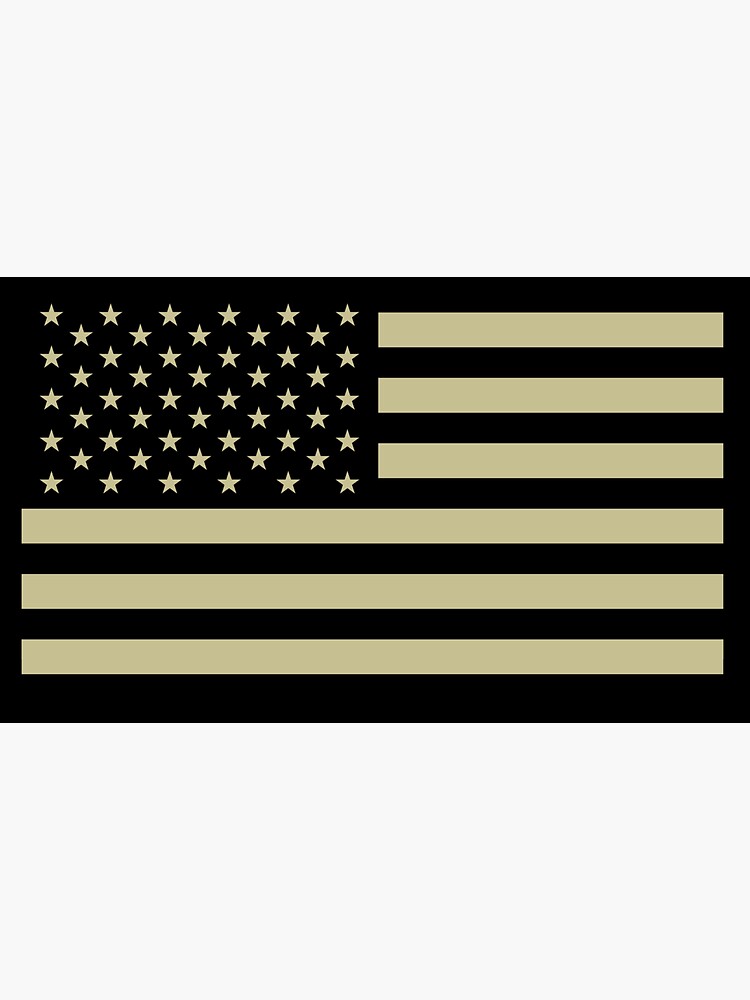 AMERICAN. ARMY. Reverse side flag. Soldier. American Military. Arm Flag. US Military, IR, Infrared, USA, Flag. On ARMY GREEN. by TOMSREDBUBBLE