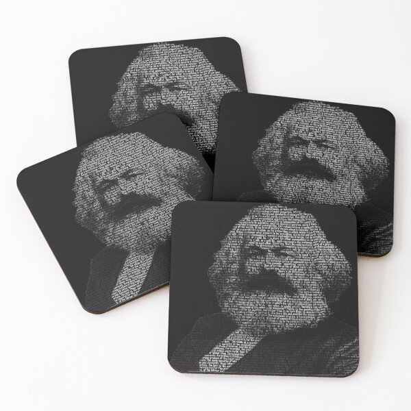Item preview, Karl Marx Word Portrait - using a passage from 'Das Kapital' designed and sold by goldenanchor.