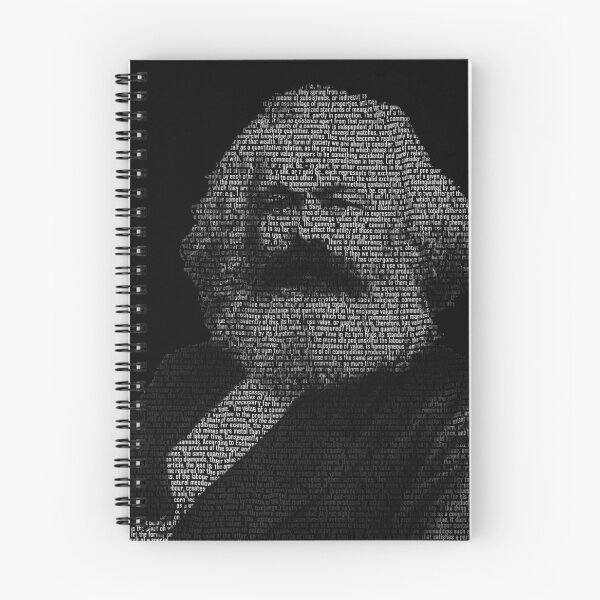 Item preview, Karl Marx Word Portrait - using a passage from 'Das Kapital' designed and sold by goldenanchor.