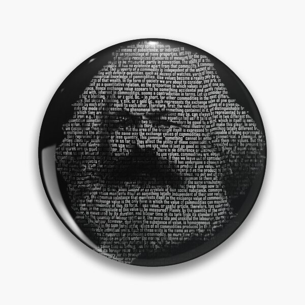 Item preview, Karl Marx Word Portrait - using a passage from 'Das Kapital' designed and sold by goldenanchor.