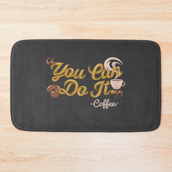 Item preview, You Can Do It -Coffee- Typography designed and sold by Dewirumbaina.