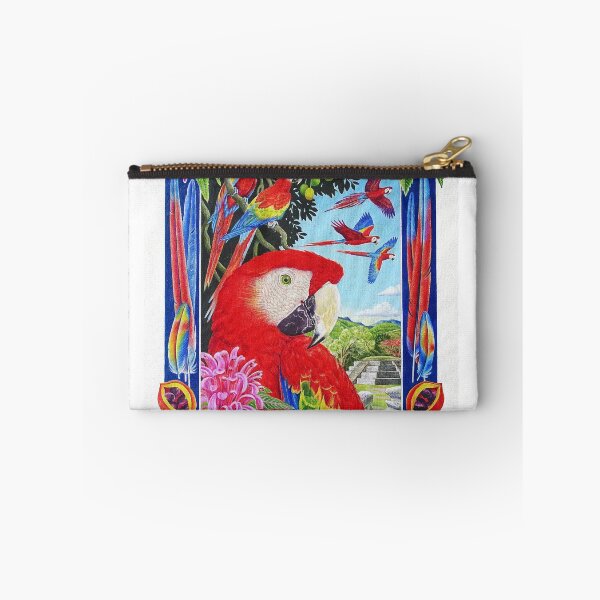 Item preview, Scarlet Macaws of Copan, Julia Page designed and sold by Macaw Recovery Network.