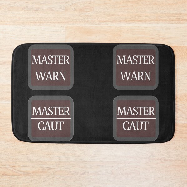 Item preview, MASTER WARNING - Airplane Panel sign designed and sold by garhoud.
