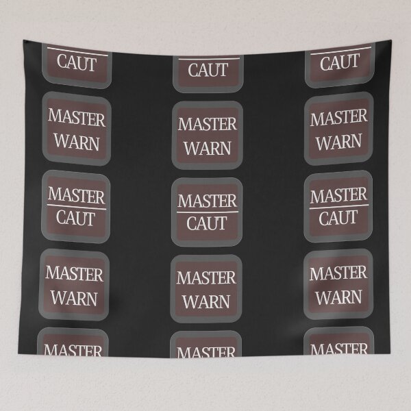 Item preview, MASTER WARNING - Airplane Panel sign designed and sold by garhoud.