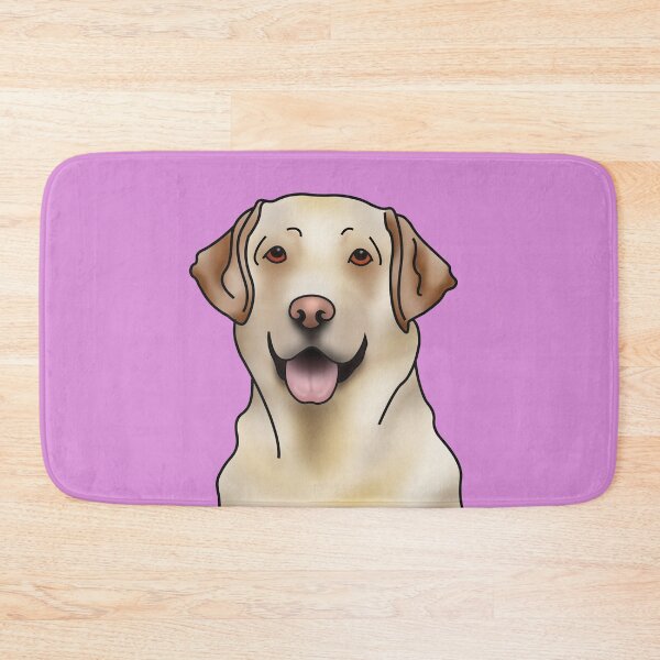 Item preview, Labrador Retriever Dog Portrait - Pink designed and sold by JadeMadeThis.