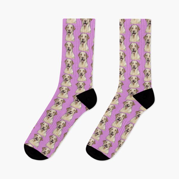 Item preview, Labrador Retriever Dog Portrait - Pattern - Pink designed and sold by JadeMadeThis.