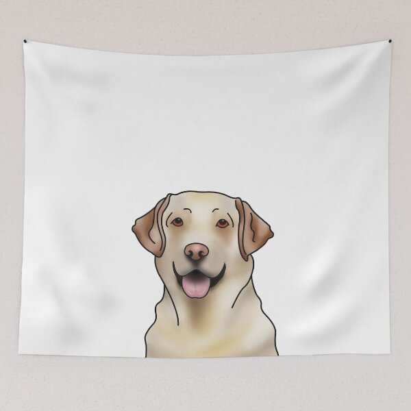 Item preview, Labrador Retriever Dog Portrait - White designed and sold by JadeMadeThis.
