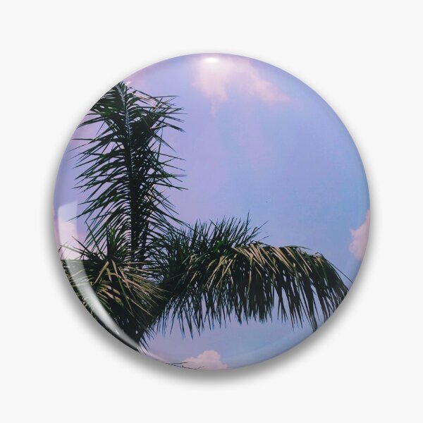 Item preview, coconut tree in clear pink sky designed and sold by WanderAesthetic.