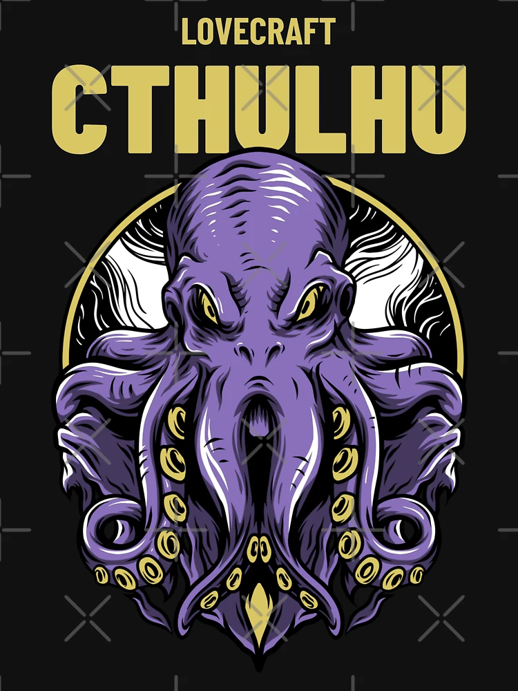 Thumbnail 6 von 6, Premium Oversized Pullover, Lovecraft Cthulhu Octopus Monster designt und verkauft von EvolutionWisdom.