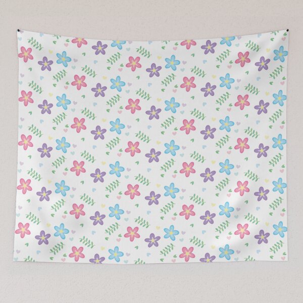 Item preview, Pastel Flowers Pretty Floral Kawaii Cute Cottagecore designed and sold by candymoondesign.