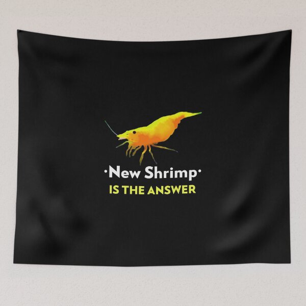 Item preview, Yellow Cherry Shrimp Shirt designed and sold by GFishy.