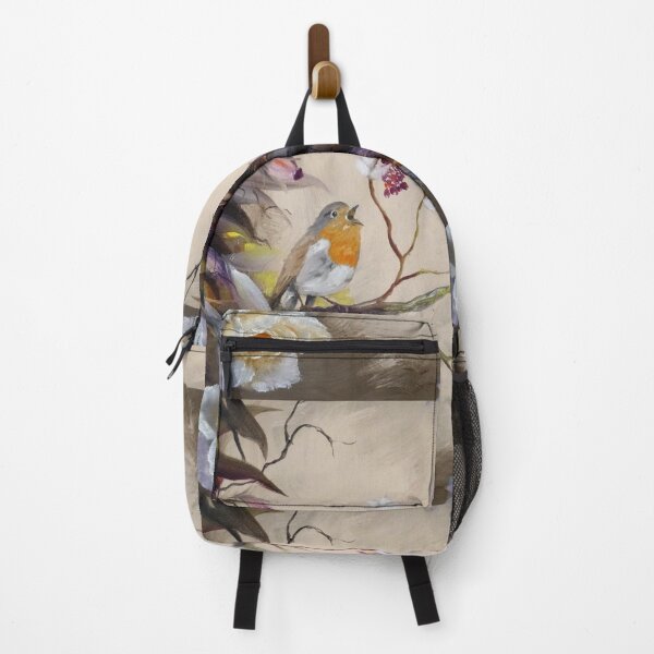 Item preview, Robin Bird in Forest, Erithacus Rubecula  designed and sold by DiensDesign.