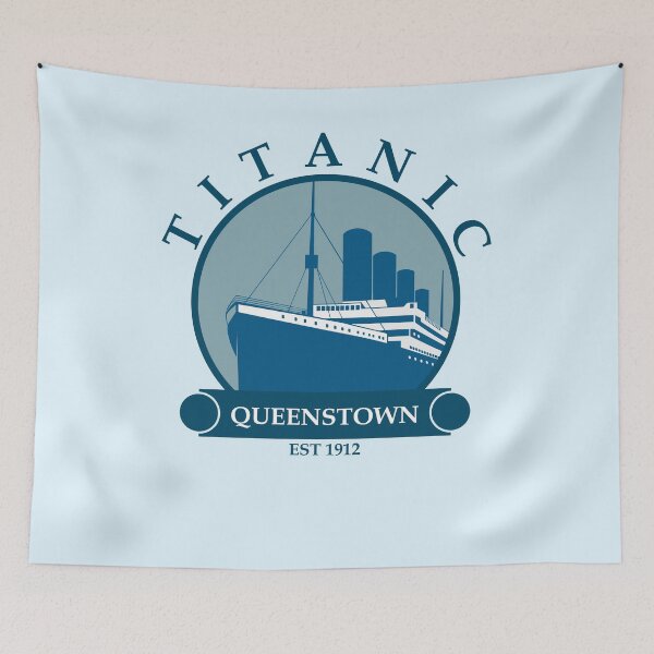 Item preview, Titanic Queen of the Ocean Vintage Cruise Sinking Ship Atlantic Voyage  designed and sold by TopTeeShop.