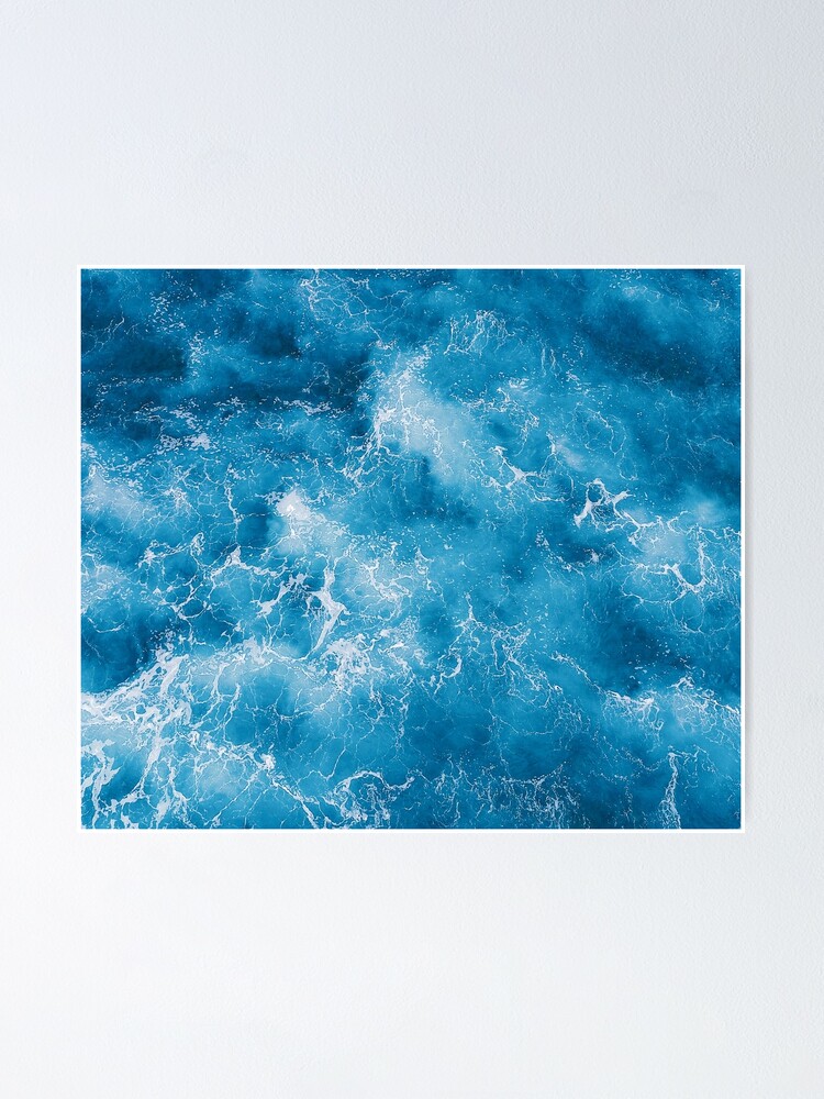 Alternate view of Blue ocean view Poster