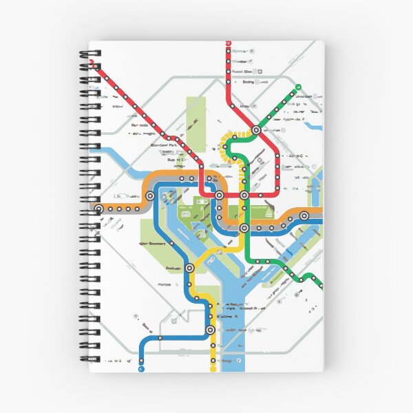 Item preview, DC Transit Map designed and sold by carriemerriam.