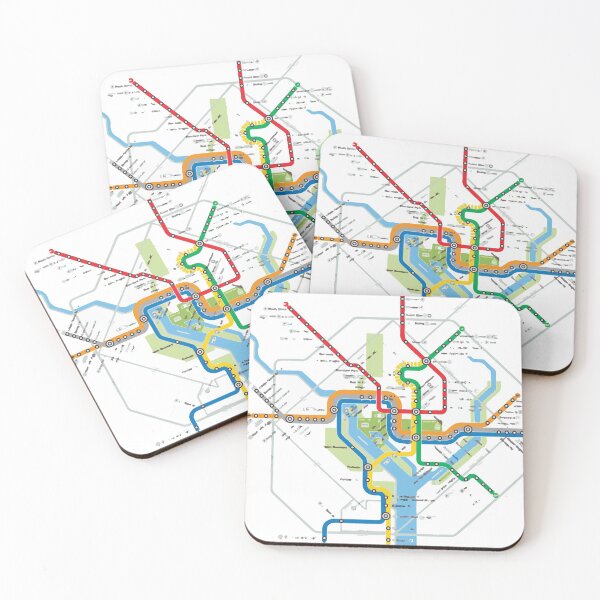 Item preview, DC Transit Map designed and sold by carriemerriam.