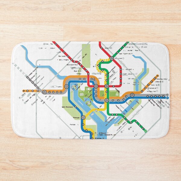 Item preview, DC Transit Map designed and sold by carriemerriam.