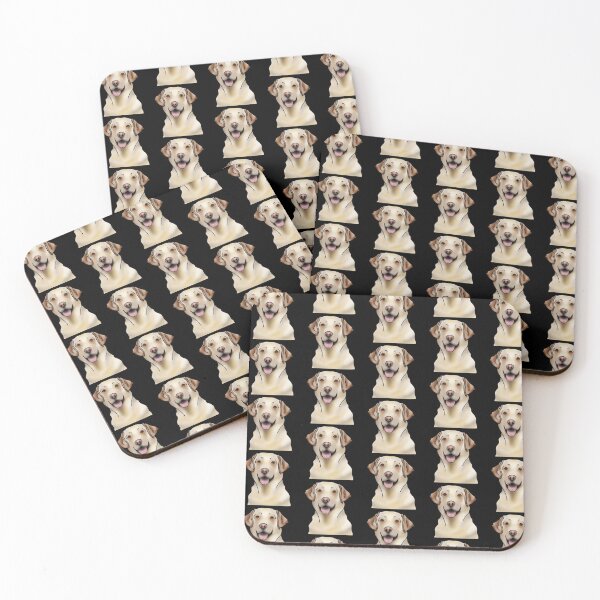 Item preview, Labrador Retriever Dog Portrait - Pattern - Black designed and sold by JadeMadeThis.