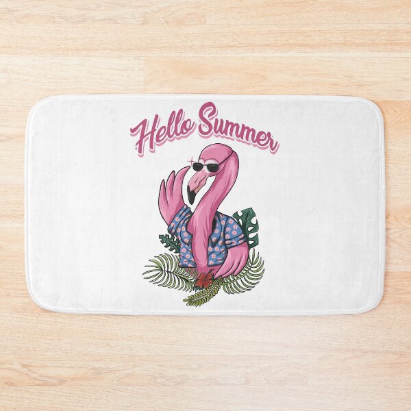 Item preview, flamingo hello summer vector illustration designed and sold by qzpolo.