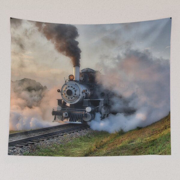 Item preview, Artistic Steamy Steam Train designed and sold by Shelly Gunderson.