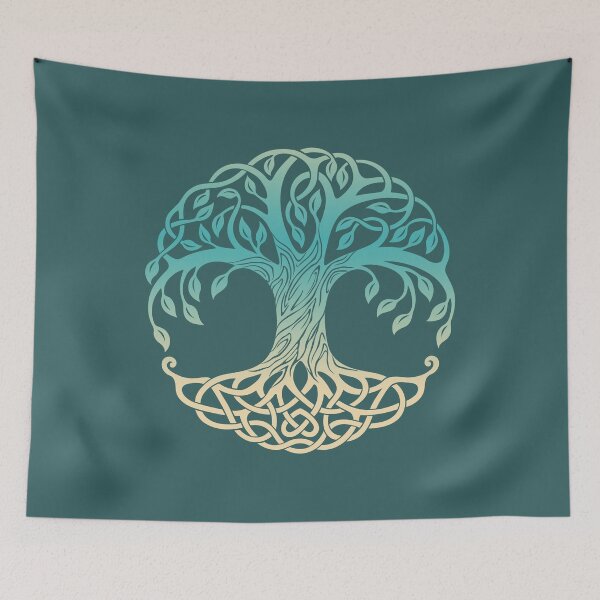 Item preview, Yggdrasil, Viking Tree Of Life designed and sold by Wanderlust77.