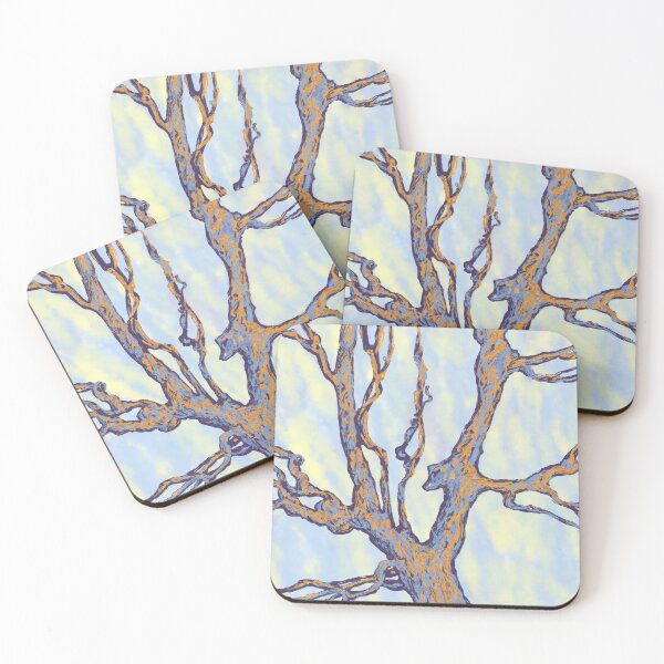Item preview, The Branches on Celestial Blue Sky Background designed and sold by okpinsPets.