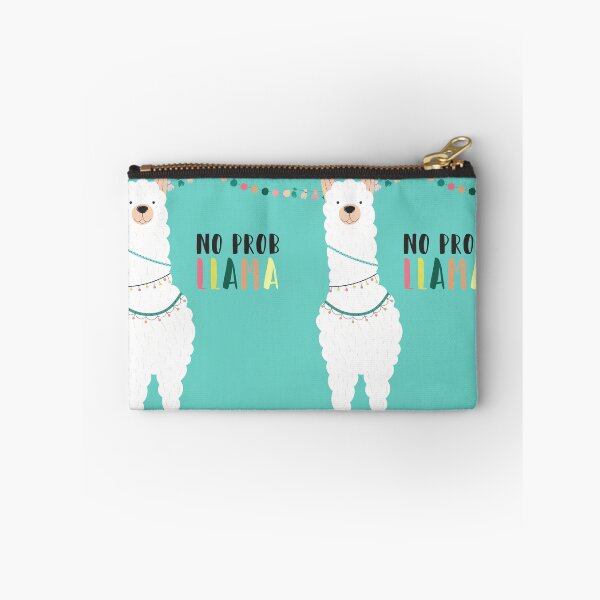 Item preview, No Prob Llama Turquoise designed and sold by 3bythelake.